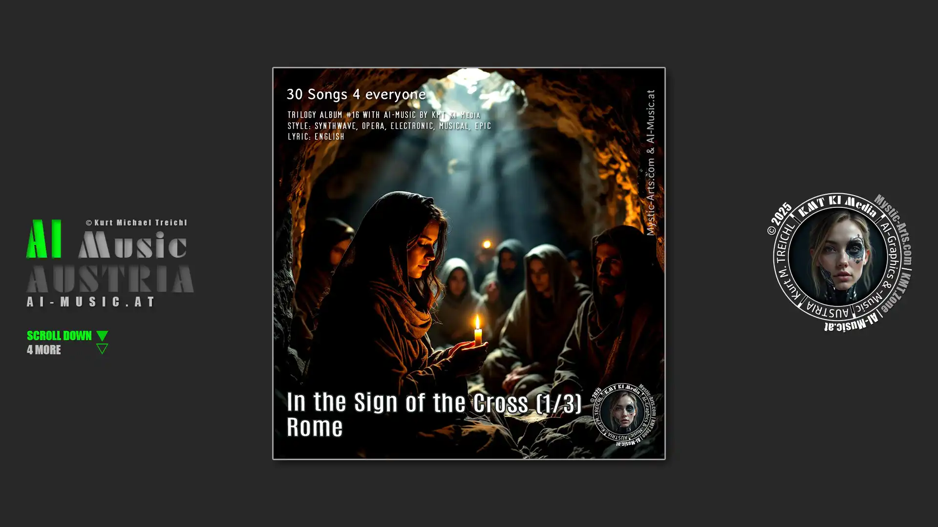 Cover In the Sign of the Cross Album 1 AI Music Austria