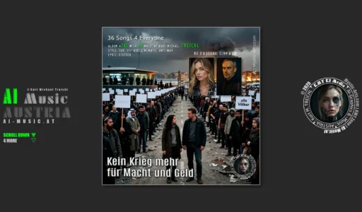 Cover Kein Krieg mehr für Macht und Geld - AI Music Austria