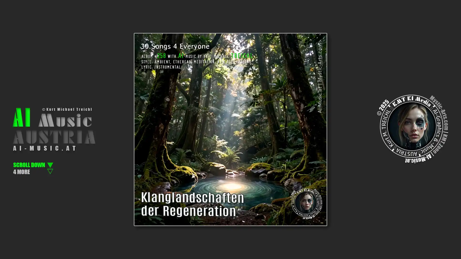Cover Klanglandschaften der Regeneration - AI Music Austria