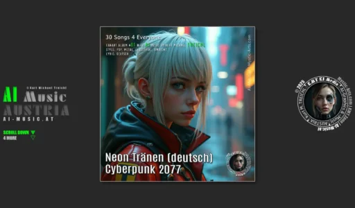 Cover Neon Tränen (Fanart Cyberpunk 2077) - AI Music Austria