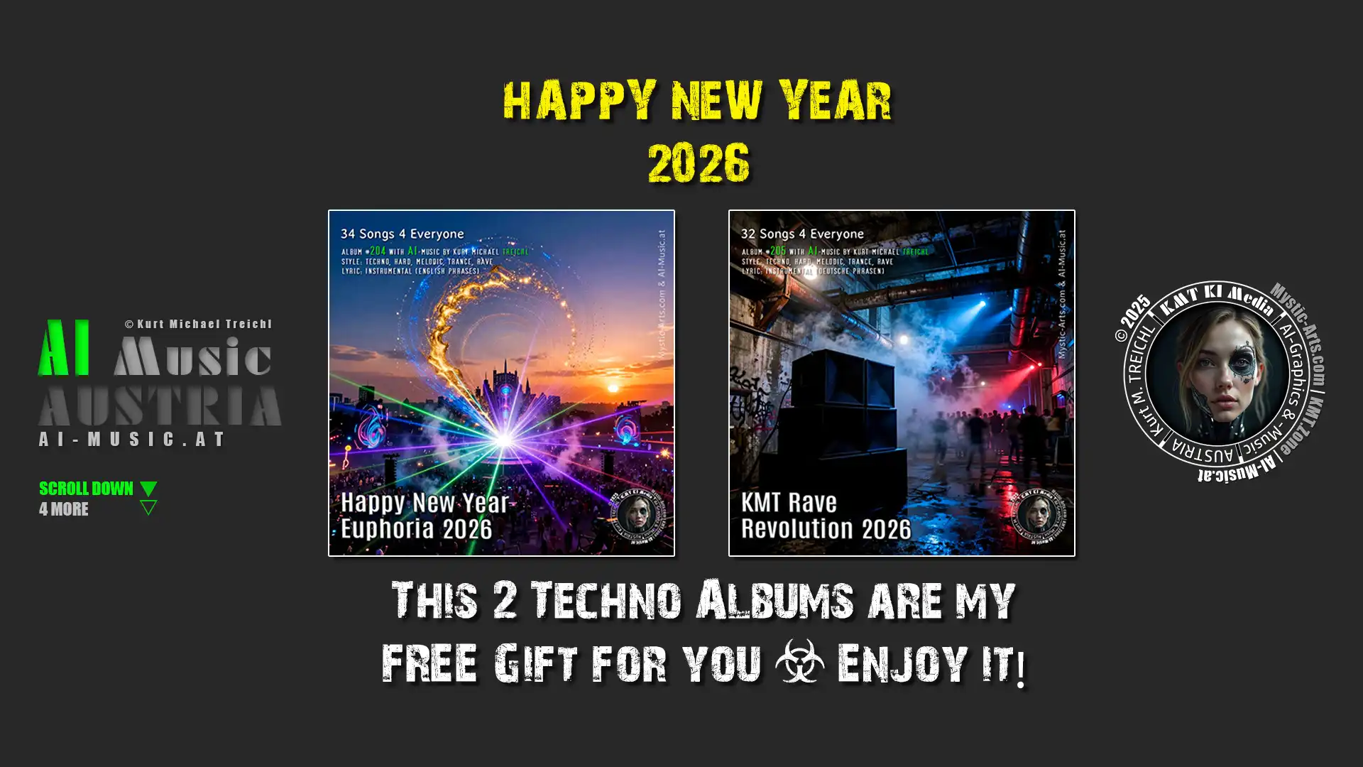 Happy New Year 2026 from Kurt Michael Treichl