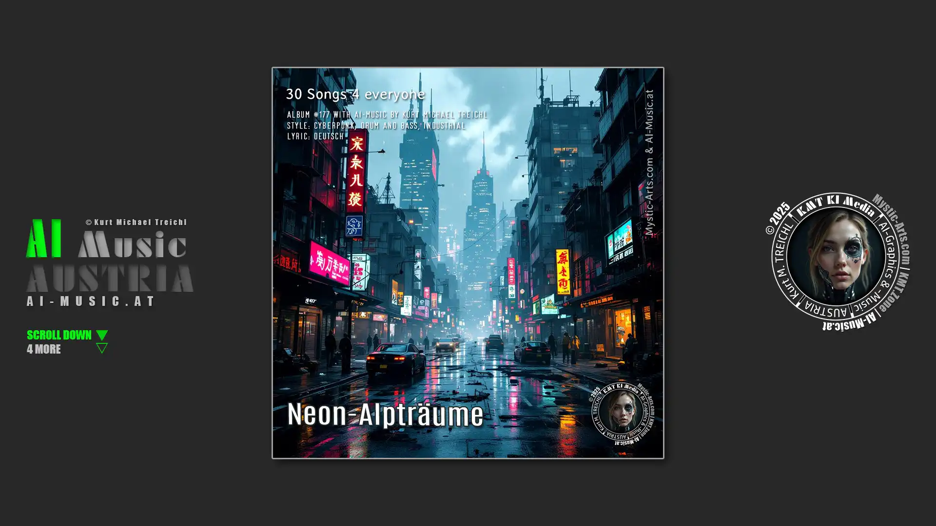Neon-Alpträume AI Music Austria
