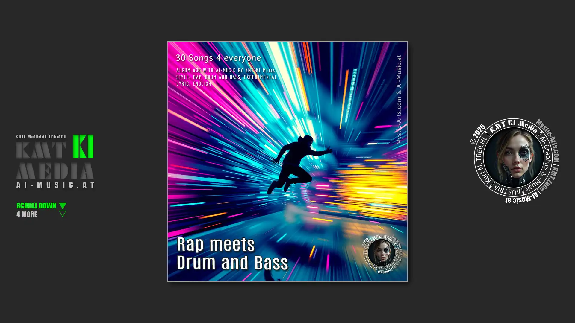 Web Rap meets Drum and Bass AI Music Austria
