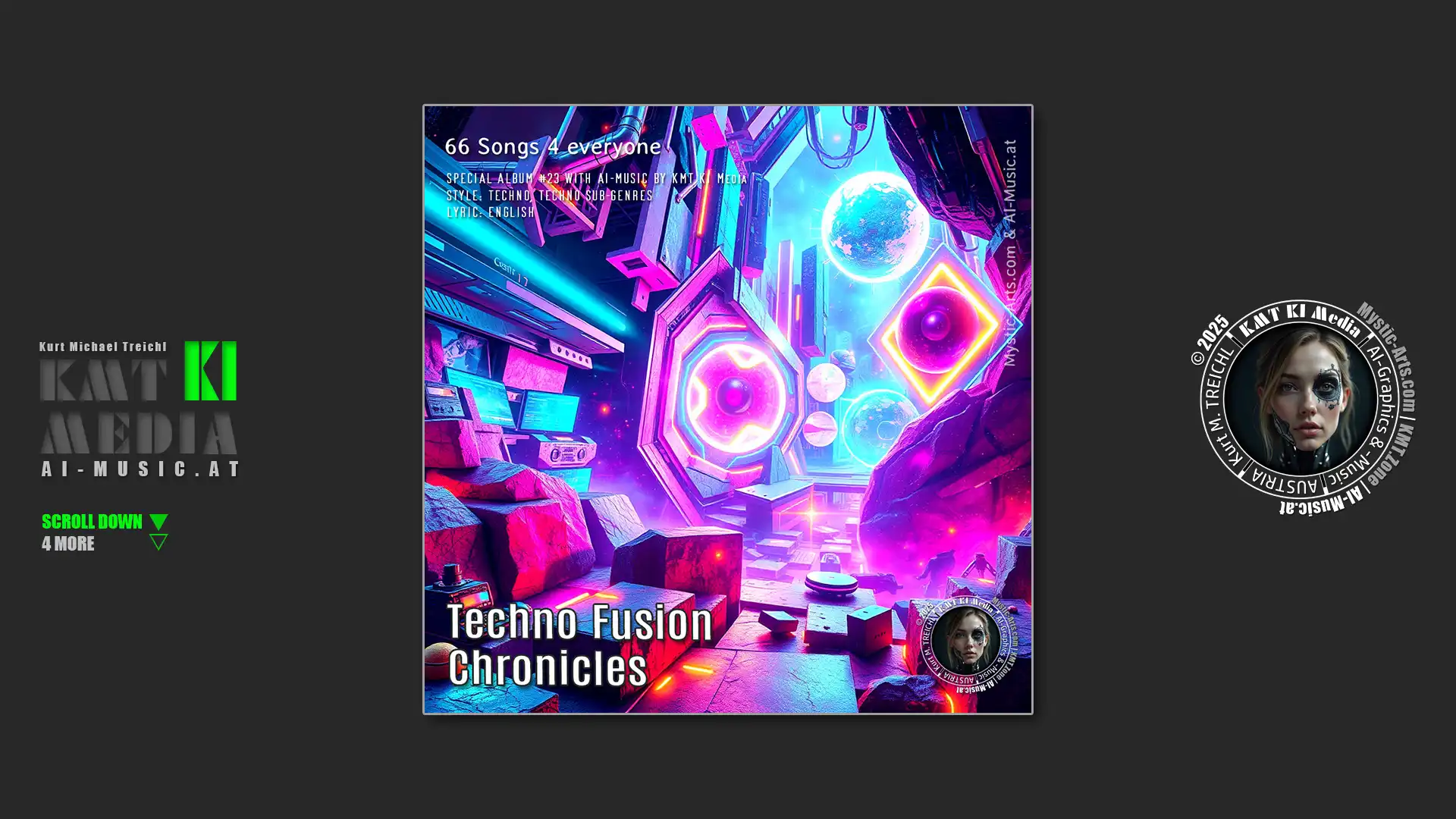 Web Techno Fusion Chronicles AI Music Austria